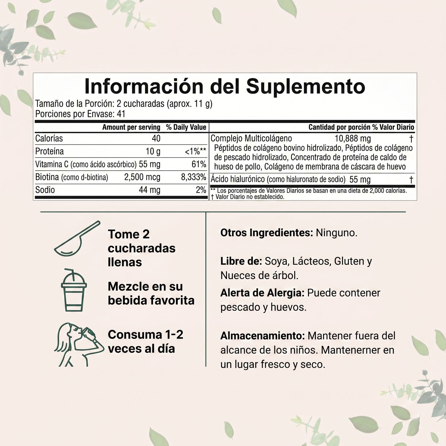 Colágeno Antienvejecimiento